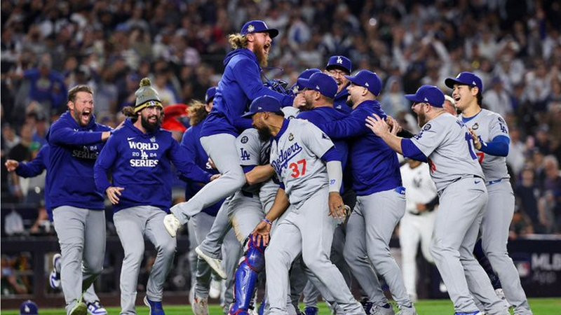 Dodgers se corona campeón de la Serie Mundial 2024 de la MLB 