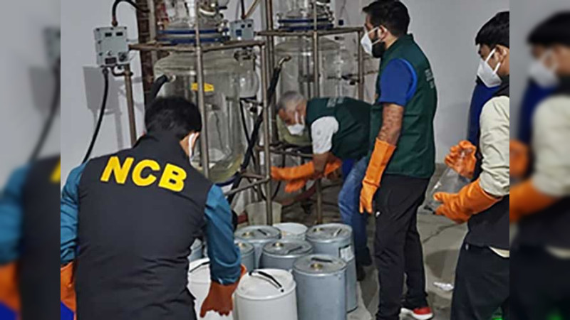 Se expande CJNG a la India: Desmantelan laboratorio y capturan a mexicano, a químico y empresario con 90 kilos de “cristal” 