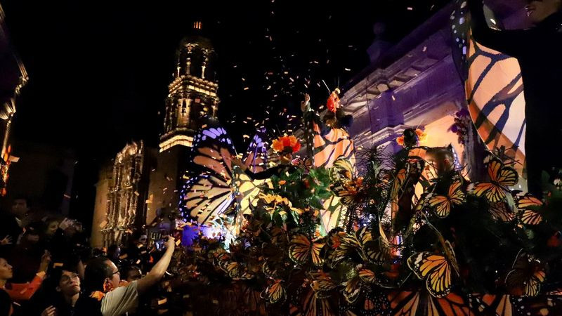 Danzas, catrinas, música y tradiciones michoacanas conquistan Zacatecas 