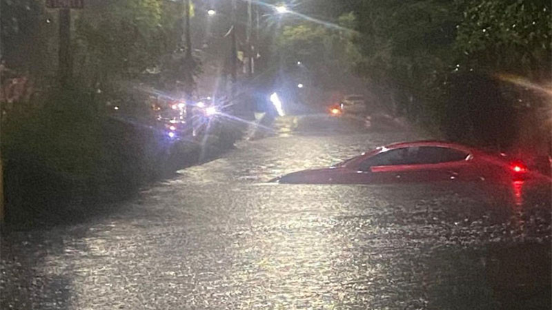 Se registran fuertes lluvias en CDMX; activan Alerta Naranja 