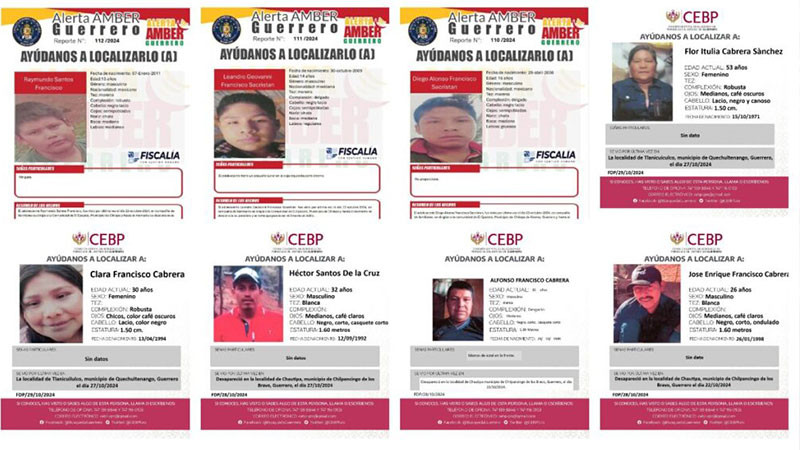 Desaparecen 17 integrantes de una familia de comerciantes de Chilapa, Guerrero 