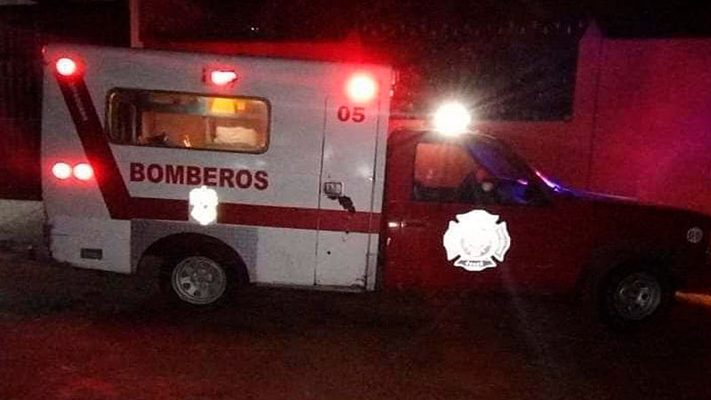 Pareja sufre quemaduras en incendio en Zitácuaro, Michoacán 