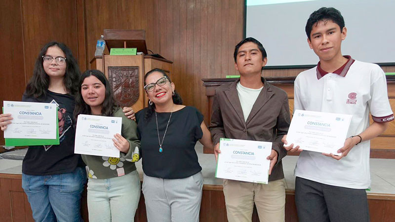 Estudiante de COBAQ obtiene primer lugar en la XXXIV Olimpiada Estatal de Biología 