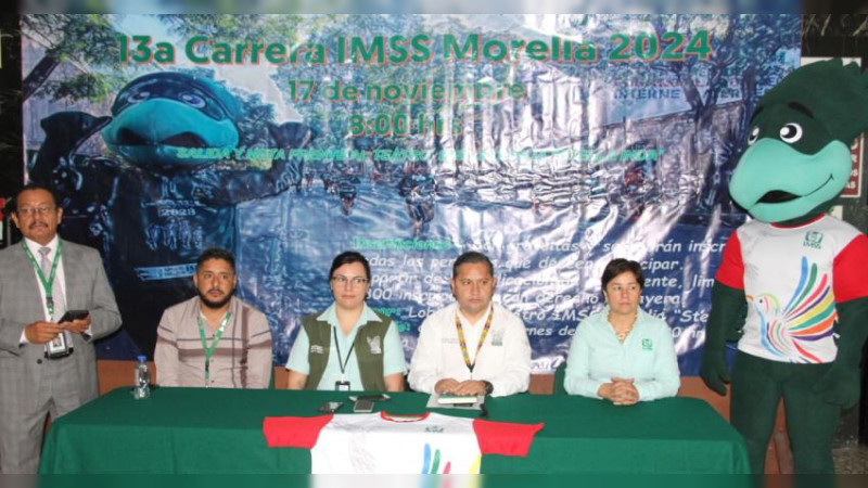 Invita IMSS Michoacán a participar en carrera institucional 2024 