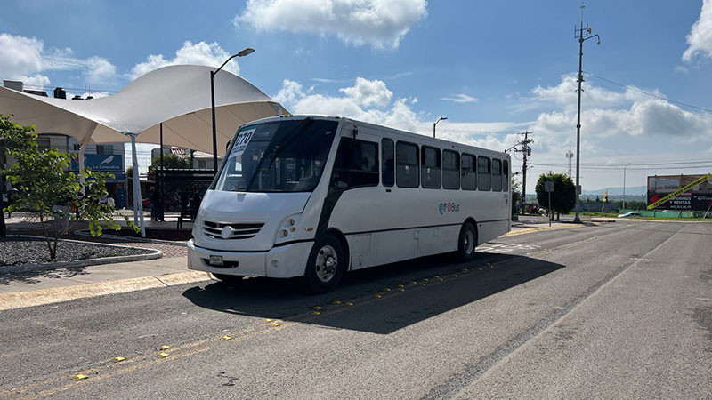 Arranca nueva ruta exprés L114 y ampliación de la ruta L120 en Santa Rosa Jáuregui, en Querétaro 