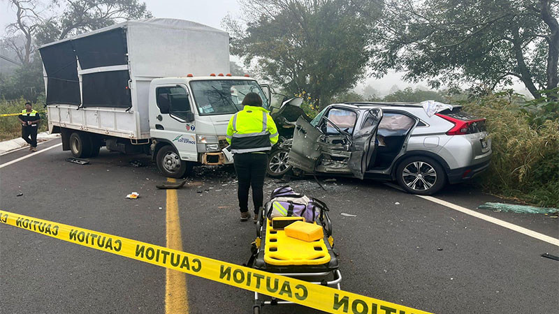 Accidente en Tocumbo, Michoacán, deja un muerto y tres heridos 