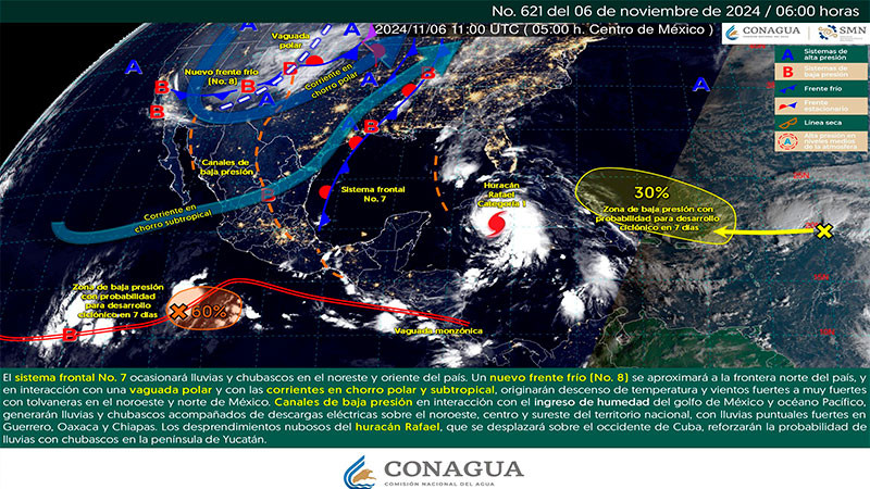 Ocasionará bajas temperaturas, tornados y tormentas el frente frío número 8 en Coahuila 