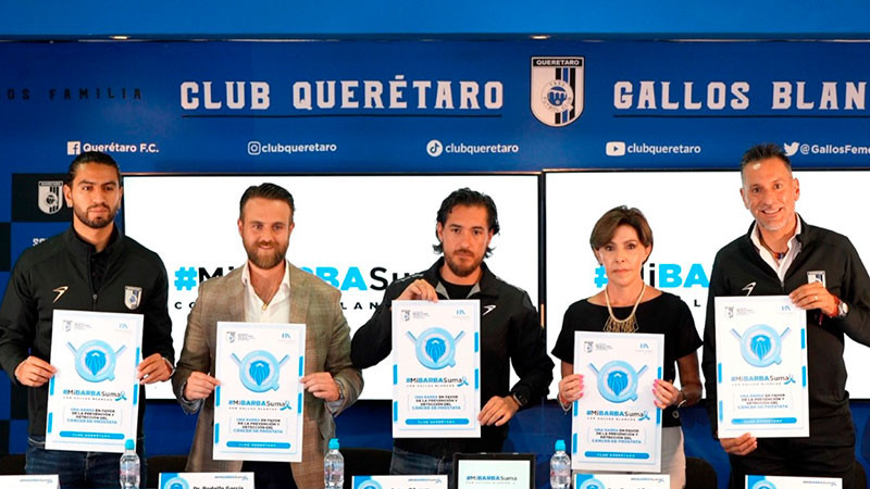 Promueve Gallos Blancos de Querétaro, la campaña “Mi Barba Suma” 