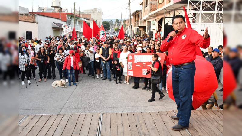 En Irimbo, debemos trabajar para refrendar el triunfo de Fernando Palomino Andrade: Memo Valencia