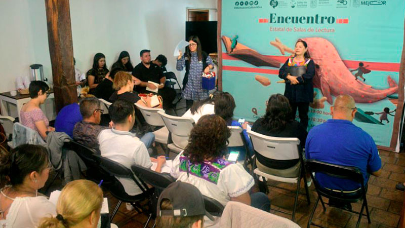 Fortalece Secretaría de Cultura de Michoacán derecho a la lectura con salas especializadas en 23 municipios 