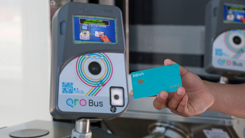 Arranca pago con tarjeta bancaria en todas las rutas troncales Qrobus 