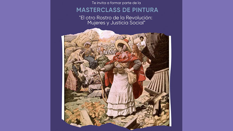 SeCultura Morelia invita a masterclass de pintura con motivo del 25N 