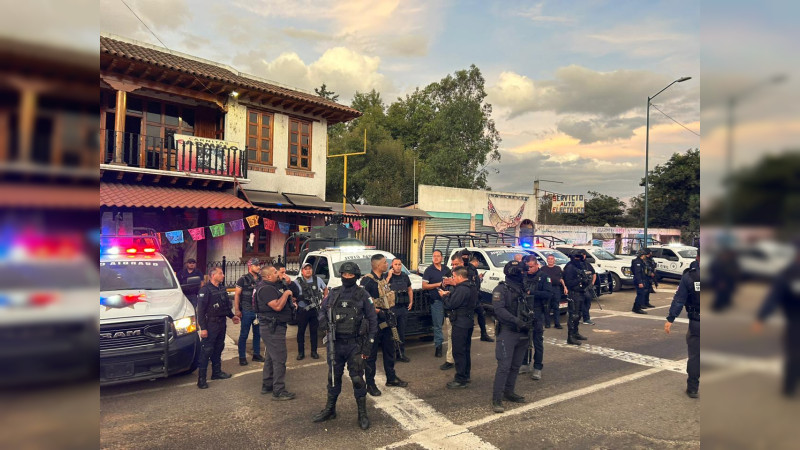 Comando anuló a policías y secuestró a empresario en Pátzcuaro, Michoacán: Federación y estado ya los buscan 