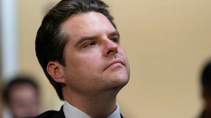 En medio de escándalo sexual, Matt Gaetz se retira de nominación para fiscal general de EEUU 