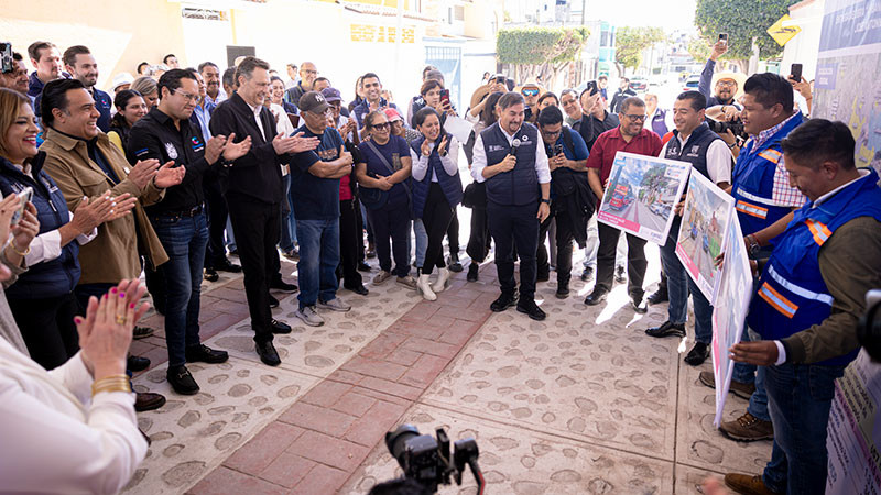 Entregó Mauricio Kuri obras de urbanización en la colonia Candiles por 23.8 mdp 