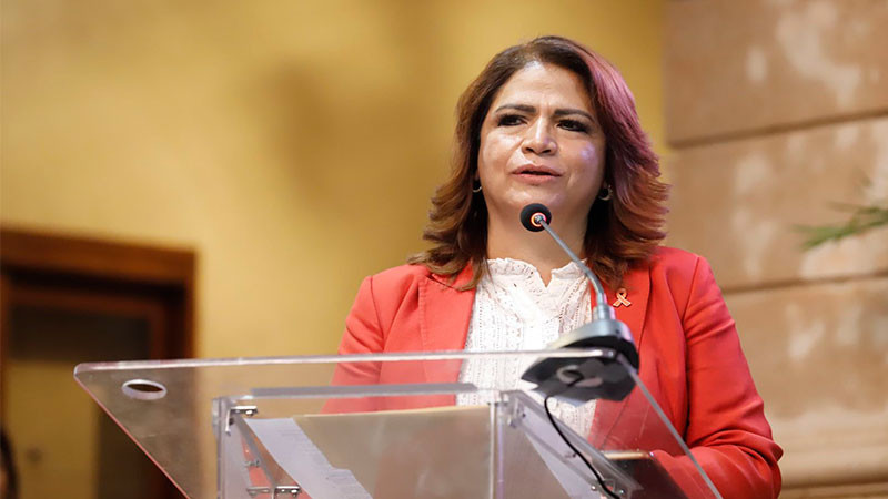 “Es tiempo de mujeres con una vida libre de violencia”, remarca Fabiola Alanís tras la instalación del Punto Naranja en el Congreso 