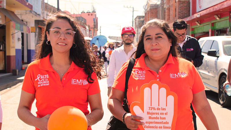 Irimbo se une al Día Internacional de la Eliminación de la Violencia contra la Mujer con la Caminata Naranja 