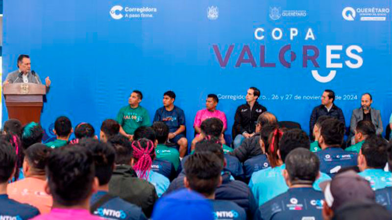 Inaugura Mauricio Kuri la Copa Valores en Corregidora, Querétaro  