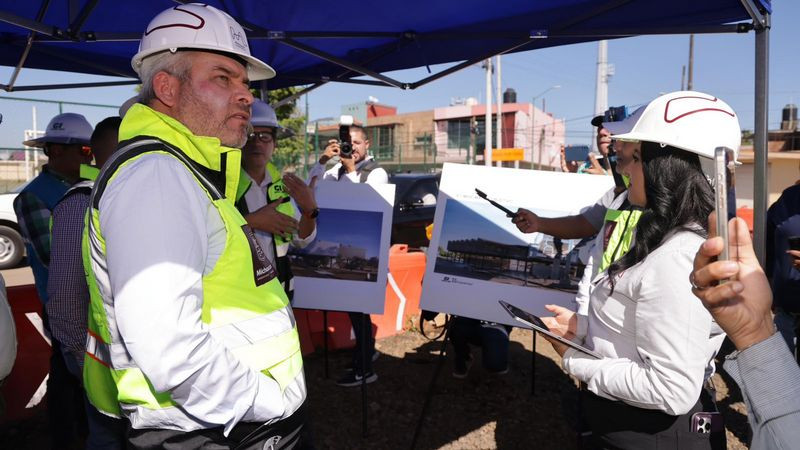 Con avance del 80 % la primera estación del cablebús de Uruapan 