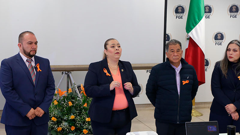 Fiscalía Regional de Morelia, se capacita en materia de atención a las mujeres víctimas de violencia 