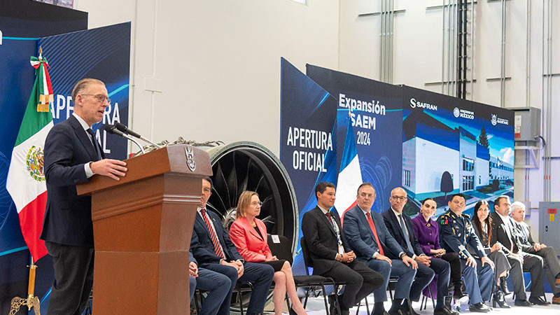 Inauguró Marco Del Prete ampliación de Safran Aircraft Engines México, en Querétaro  