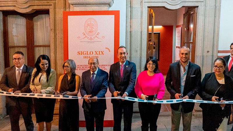 Con presentación de libro e inauguración de exposición, conmemoran Bicentenario del Superior Tribunal de Justicia de Michoacán  