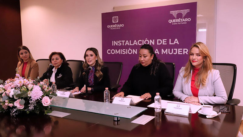 Instala Municipio de Querétaro Comisión de la Mujer  