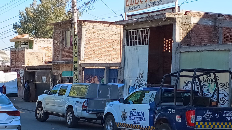 Ataque armado en vulcanizadora deja un hombre sin vida en Celaya, Guanajuato