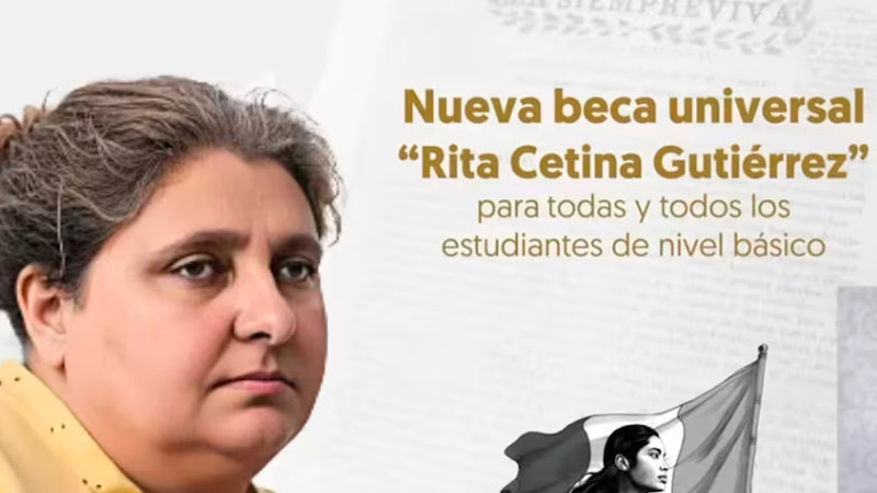 Este lunes inicia pago de beca Rita Cetina, indica SEP; hay casi 4 millones de beneficiarios 