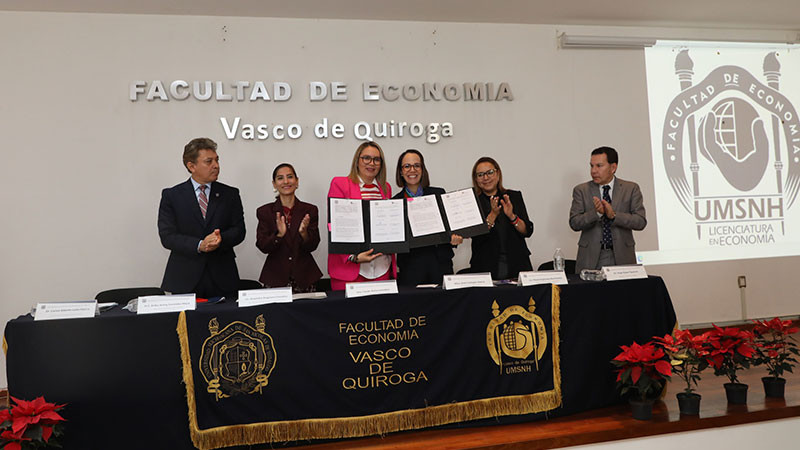 UMSNH y dependencias estatales estrechan vinculación en favor del desarrollo económico de las mujeres  