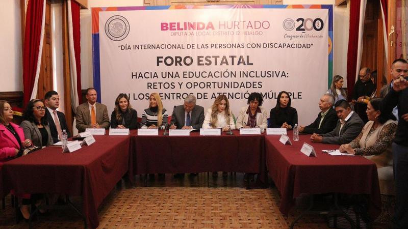 Congreso de Michoacán buscará asignación de recursos para educación de personas con discapacidad 