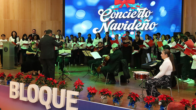 Colegio de Bachilleres del Estado de Querétaro celebró su tradicional Concierto Navideño 