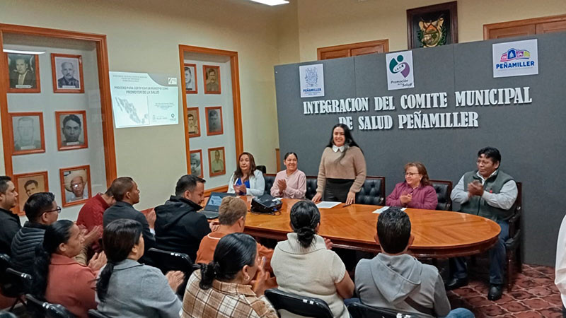 Instala Secretaría de Salud el Comité de Salud en Peñamiller, Querétaro  