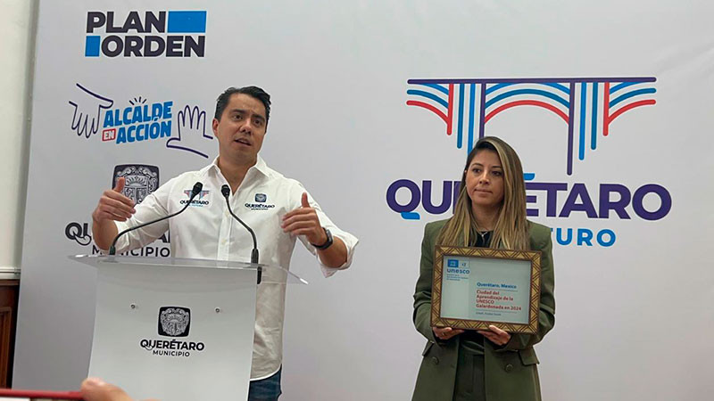 Reconoce ONU a Querétaro como Ciudad del Aprendizaje 