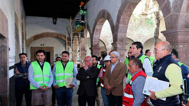 Supervisa Alfonso Martínez trabajos de rescate del Conservatorio de Música de las Rosas 