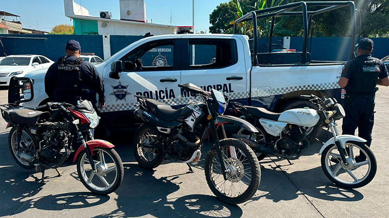 La SSP asegura 34 vehículos y detienen a 10 hombres en 17 municipios de Michoacán 