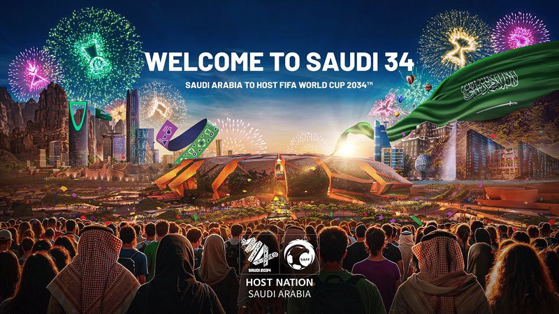 FIFA anuncia a Arabia Saudita como organizador del Mundial 2034 