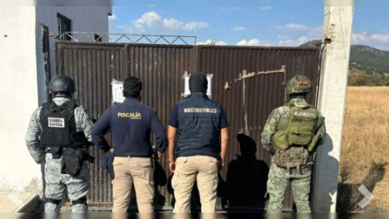 Fiscalía catea y asegura inmueble en Irimbo, Michoacán 