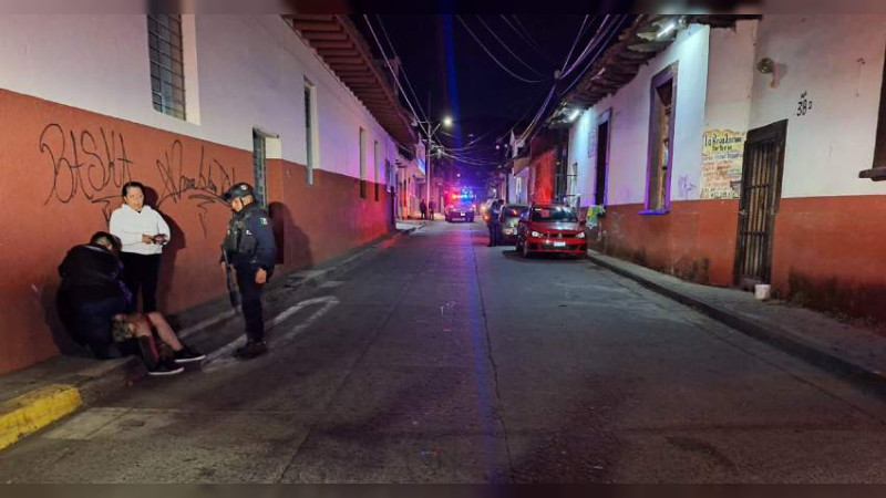 En Uruapan, Michoacán muere hombre que recibió un balazo 