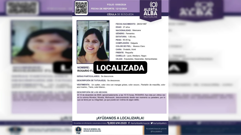 Hallan sin vida a joven reportada como desaparecida en Morelia, Michoacán  