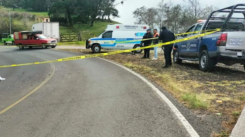 Abuelo y nieto pierden la vida tras colisionar en su moto en Veracruz 