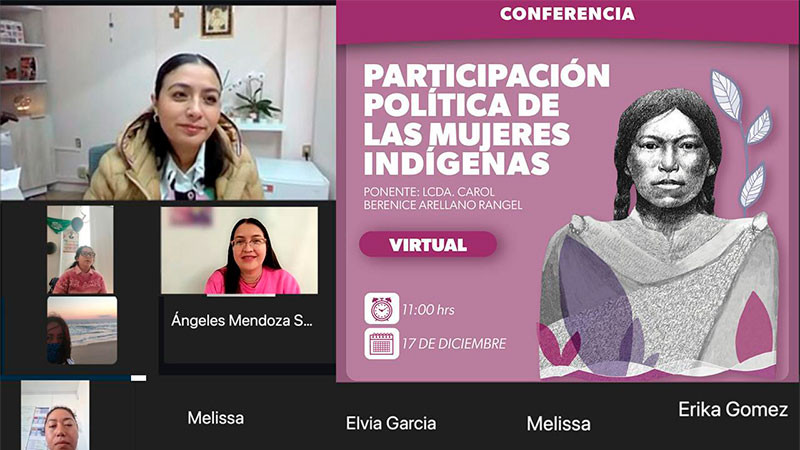 Instituto Electoral de Michoacán impulsa la participación política de mujeres indígenas y refuerza medidas contra la violencia de género 