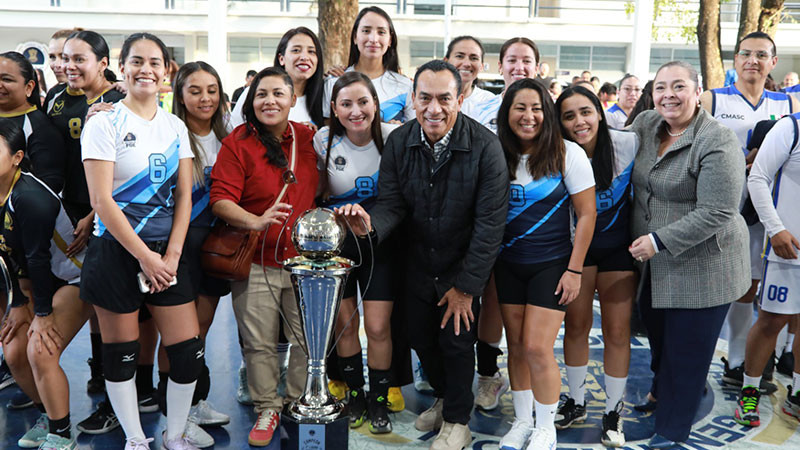 Culmina con éxito torneo de Voleibol de la FGE Michoacán 