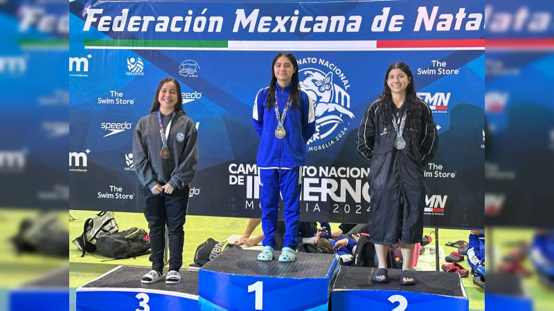 Positiva, tercera jornada para academias IMCUFIDE en Campeonato Nacional de Natación de Invierno 