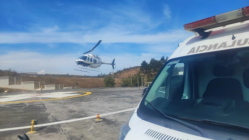 Traslada CRUM de Huetamo a dos pacientes por código trauma y mater a Hospital Civil 