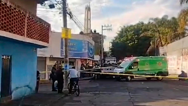 Balean a comerciante en Morelia, Michoacán; resultó herido 