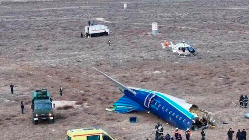 México se solidariza con víctimas del accidente aéreo de Azerbaijan Airlines 