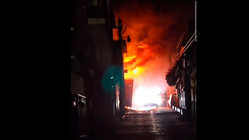 Se registra incendio en Celaya, Guanajuato; habría sido provocado por pirotecnia 