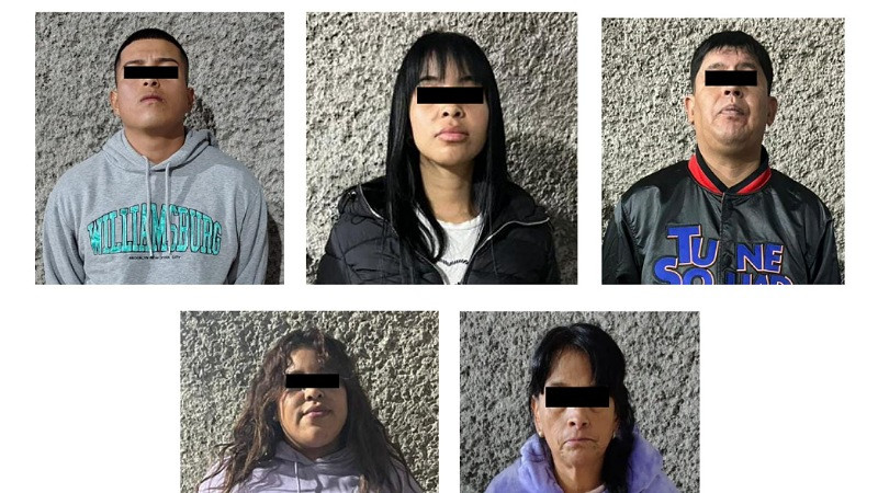 Arrestan en Tláhuac a 5 presuntos integrantes de organización criminal 