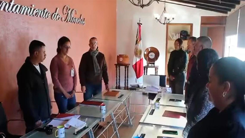 Realiza Julio César Conejo Alejos toma de protesta de la nueva síndica municipal suplente en Morelos 